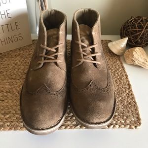 NYLC by Lugz Laser-cut Suede Chukka Bootie, 8.5